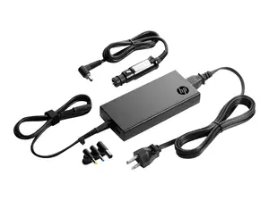 Hp H6Y84UT#ABA - 90W Slim Combo Adapter with USB - 90 W Output Power - 5 V DC, 19.5 V DC Output Voltage - USB