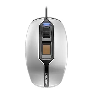 Cherry JM-A4900 - BIOMETRIC SILVER/BLACK USB 1375 DPI 3 BU