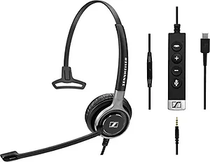 Sennheiser Electronic 508367 - 1SIDED WIRED HEADST 3.5MM JACK