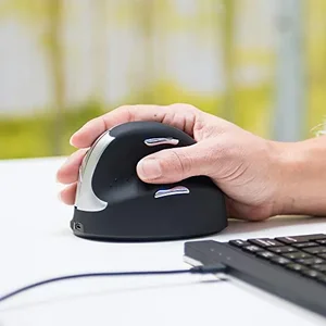 Ergoguys RGOHELAWL - Large Wireless Ergonomic Vertical Mouse for Comfort and Precision