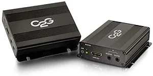 C2g 29457 - HDMI HDBaseT Lite Over Cat Extender Kit - 1 Input Device - 1 Output Device - 190 ft Range - 2 x Network (RJ-45) - 1 x HDMI In - 1 x HDMI Out - 4K - 4096 x 2160 - Category 6 - TAA Compliant