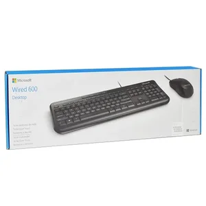 Microsoft APB-00005 - Wired Desktop 600 USB Spanish Keyboard & Optical MouseKit