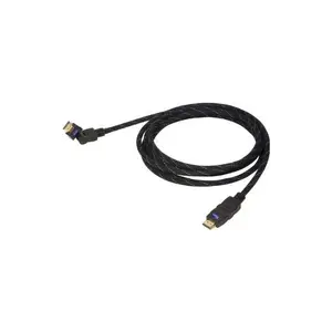 Accell B122C-007B - ProUltra 6.6ft HDMI Male to HDMI Male Cable - 180° Swivel