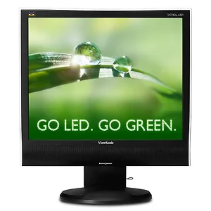 Viewsonic VG732M-LED - 17 inch Widescreen 20, 000, 000:1 5ms VGA/DVI LED LCD Monitor, w/ Speakers (Black)