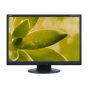 Sharp Nec AS192WM-BK - NEC AccuSync AS192WM-BK 19 inch 1, 000:1 5ms VGA/DVI LED LCD Monitor, w/ Speakers (Black)