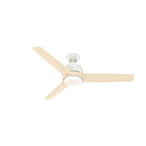 Hunter Fan Company 59423 - Norden 54" Scandinavian Ceiling Fan with LED Light