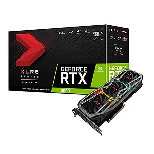 Pny Technologies VCG309024TFXPPB - VDCRD, RTX3090, 24GB, TRPLFAN, XLR8, RGB, PB, PNY GPU