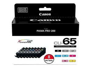 Canon 4215C007 - CLI-65 8-Color Ink Tank Value Pack for PIXMA Pro-200