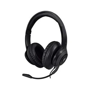 V7 HC701 - Black and Gray Over-ear Headset with Boom Microphone
