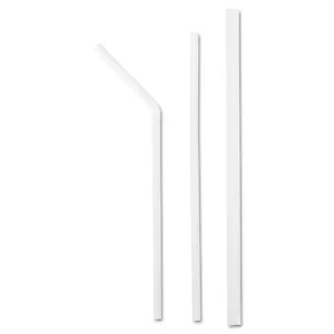 Boardwalk Cleaning Co. BWKJSTU775T50PK - Translucent Jumbo Plastic Drinking Straws, 7.75" - 250 Pack
