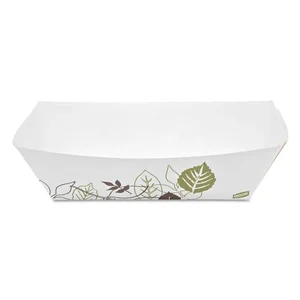 Dixie Food Service KL200PATH - Polycoated Paper Food Tray, 2 lb Capacity, 4 Packs of 250