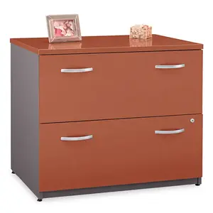 Bush Industries BSH WC12954ASU - Bush Business Furniture Series C 36W 2 Drawer Lateral File in Mocha Cherry - 35.7 x 23.4 x 29.8 - 2 x File Drawer(s) - Finish: Mocha Cherry, Thermofused Laminate (TFL)