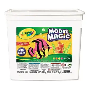 Crayola CYO 236001 - Model Magic White Classpack - Clay Craft - 75 Piece(s) - 75 / Carton - White