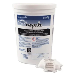Diversey DVO 990685 - Easy Paks Neutral Odor Counteractant - Concentrate Powder - 5 oz (0.31 lb)Tub - 90 / Each - White