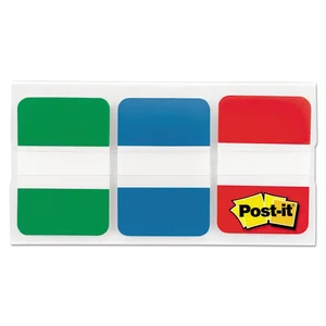 3m 686-GBR - Post-it Tabs, Assorted Primary Colors, 1-Inch, 66-Pack