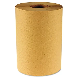 Boardwalk Cleaning Co. B6256 - Hardwound 1-Ply Natural Paper Towel Rolls, 800 Ft (6 ct)