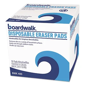 Boardwalk Cleaning Co. 600CT - Disposable Cleaning Eraser Pads - Box of 10