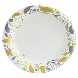 Boardwalk Cleaning Co. BWKDEER9PLT - Deerfield 9-Inch Printed Paper Dinner Plates - 100 Count