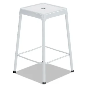 Safco Products 6605WH - STOOL, STEEL, WHITE