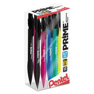 Pentel AX5PC12M - Prime 0.5mm Mechanical Pencil - Assorted Colors (Dozen)