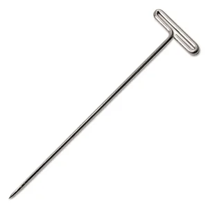 Advantus Corporation GEM 85T - Gem Office Products T-pins - 2 Length - 100 / Box - Nickel - Steel
