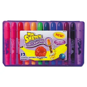Sanford 1951333 - Assorted Scented Gel Crayons - 12 Pack
