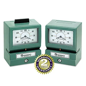 Acroprint 011070411 - Manual Time Recorder English Manual Green