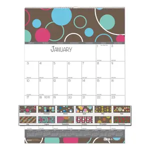 House Of Doolittle 340 - Bubbluxe Wall Calendar 2024 - 12x12, Eco-Friendly Edition