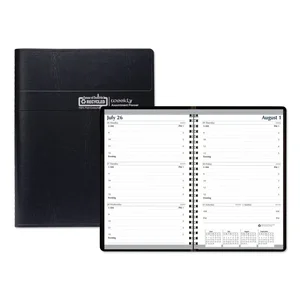 House Of Doolittle 278-02 - Recycled Weekly Appointment Book - 5x8, Black, 2024