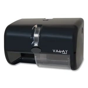 Morcon MOR M1005-8 - Compact Bathroom Tissue Dispenser - Black Plastic