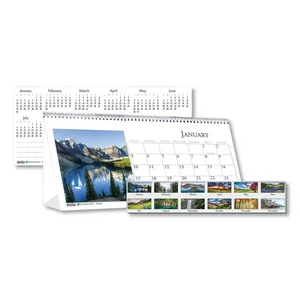 House Of Doolittle 3649 - Scenic Recycled Desk Tent Monthly Calendar 2024