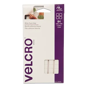 Velcro Usa VEK 91394 - VELCRO® Brand Removable Adhesive Dots, 3/8in Dots, Clear, 80ct - Crystal clear and perfect for around the house, office, school and more. A great alternative to thumbtacks.