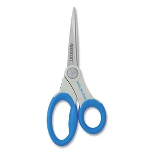 Eversharp Pen Co. 14643 - Antimicrobial Micro Scissors, 8 Inch, Blue Handle