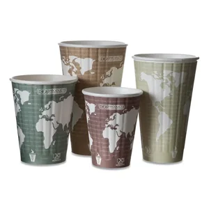 Eco-products,inc. EP-BNHC12-WD - 12oz Insulated Compostable Hot Cups - 40 Packs
