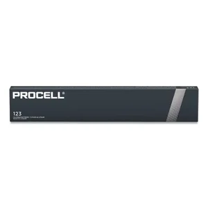 Duracell PL123BKD - Procell CR123 Lithium Batteries - 12 Pack