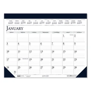 House Of Doolittle 150 - Recycled Two-Color Monthly Desk Pad Calendar - 2023
