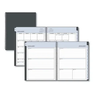 Blue Sky 100010 - Passages Weekly/Monthly Planner, 5x8, Charcoal, 2024