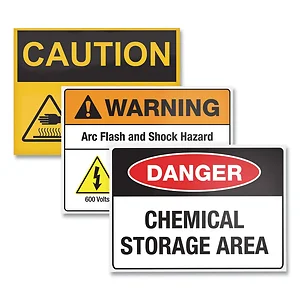 Avery Dennison AVE 61511 - Avery® 5x7 Removable Label Safety Signs - Removable Adhesive - Rectangle - Laser, Inkjet - White - Polyester Film - 2 / Sheet - 15 Total Sheets - 30 Total Label(s) - 30 / Pack