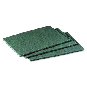 3m MMM 96 - Scotch-Brite Scrubbing Pads - 6 Width x 9 Depth - 20/Pack - Synthetic - Green