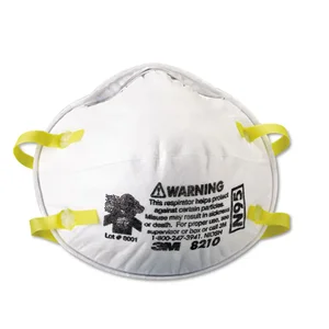 3m 7100132742 - N95 Particulate Respirator - Cushioned, Adjustable Nose Clip, Comfortable, Lightweight - Standard Size - Particulate, Chemical, Biohazard, Dust Protection - Nose Foam, Headband - White - 20 / Box