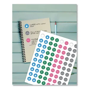 Avery Dennison 04222 - Avery® Sure Feed Glossy Clear Round Labels - Permanent Adhesive - Round - Laser, Inkjet - Crystal Clear - Film - 80 / Sheet - 5 Total Sheets - 400 Total Label(s) - 400 / Pack