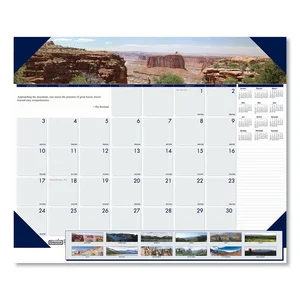 House Of Doolittle 176 - Mountains of the World Monthly Desk Pad Calendar 2021