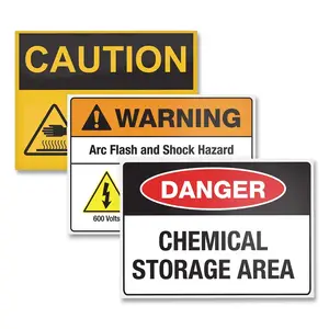 Avery Dennison AVE 61513 - Avery® 8x8 Removable Label Safety Signs - Removable Adhesive - Rectangle - Laser, Inkjet - White - Polyester Film - 1 / Sheet - 15 Total Sheets - 15 Total Label(s) - 5