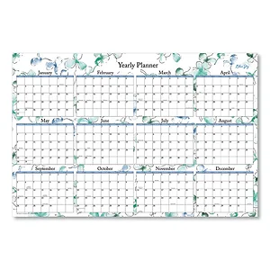 Blue Sky BLS100030 - Lindley 36x24 Laminated Wall Calendar 2024 Edition