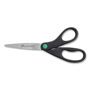 Acme United Corporation 13138 - Kleenearth Stainless Steel Scissors with Black Handle