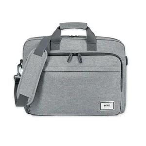 United States Luggage UBN127-10 - Eco-Friendly Laptop Briefcase for 15.6" Devices - Gray