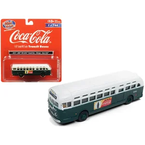 Classic Metal Works 32317 - GMC TDH-3610 Transit Bus Model - Chicago Coca Cola Green