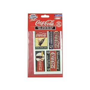 Classic Metal Works 20246 - 1/87 Scale Coca-Cola Building Signs Decals - Limited Edition