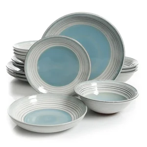 Gibson 124156.16 - Elite Sunbreeze 16-Piece Dinnerware Set for 4