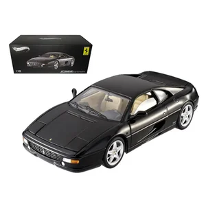 Hot Wheels X5478 - Ferrari F355 Berlinetta Elite Black 1/18 Diecast Model